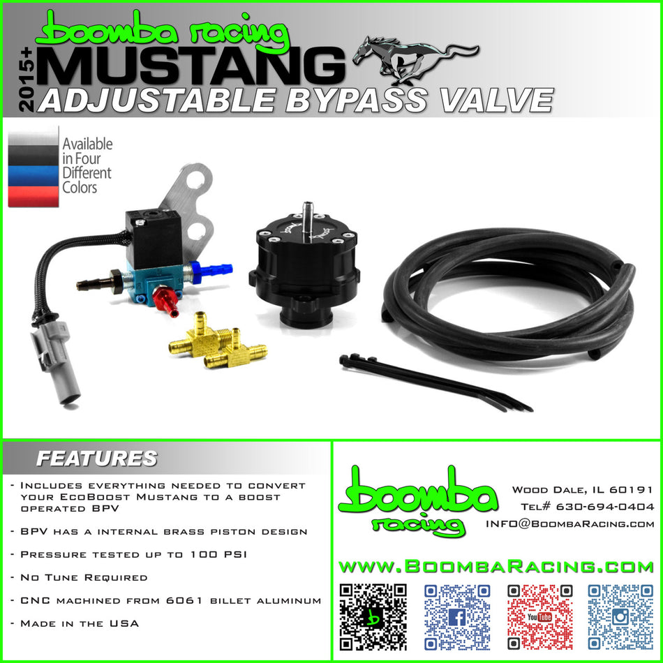 MUSTANG BOOST OPERATED ADJUSTABLE BYPASS VALVE