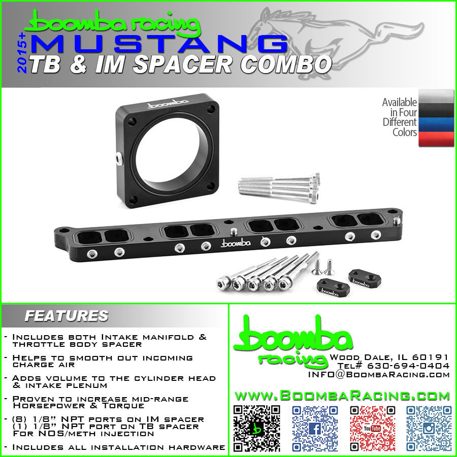 2.3L EcoBoost Intake Manifold + Throttle Body Spacer Kit