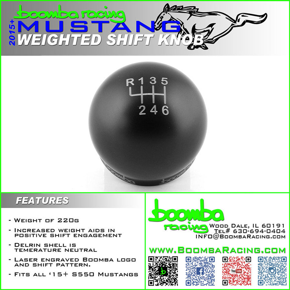 S550 MUSTANG SHIFT KNOB