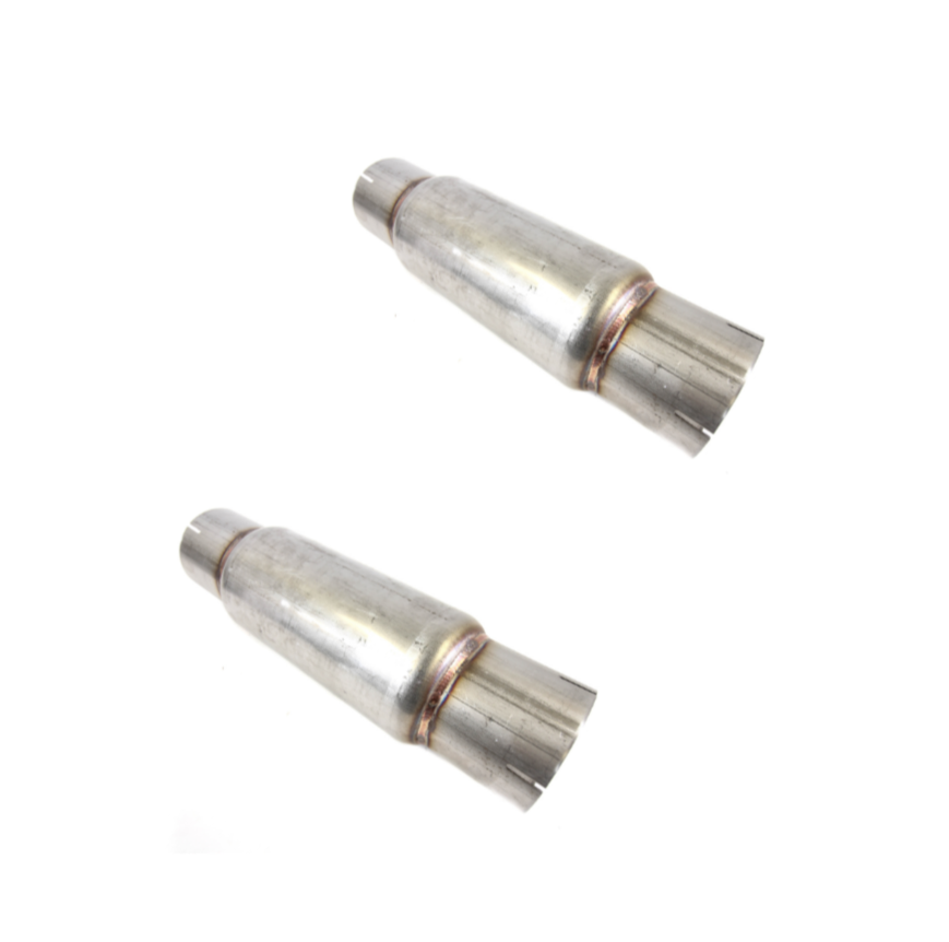 2-Pack Deal - PLM 4” Twister Muffler Stainless Steel