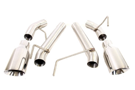 PLM 2.5” Dual Axle Back Exhaust Pipe Kit Mustang 05-10 V8 GT GT500