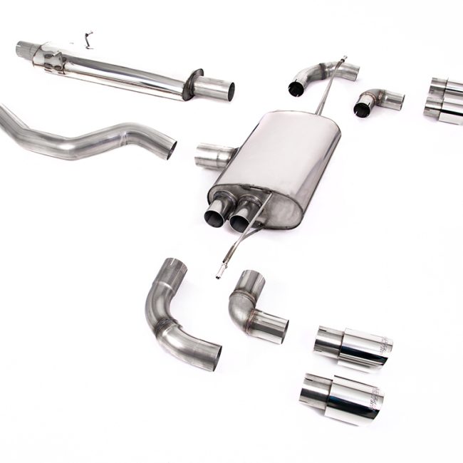 Milltek Resonated Catback Exhaust System for L663 Land Rover Defender 110 (P300 / P400e)