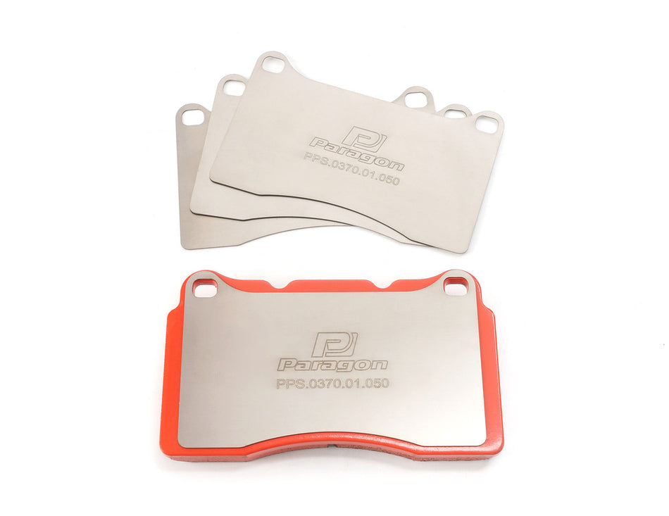 Paragon PPS370 Titanium Brake Pad Shims – Front (0.5mm) | FK8/FL5/DE5