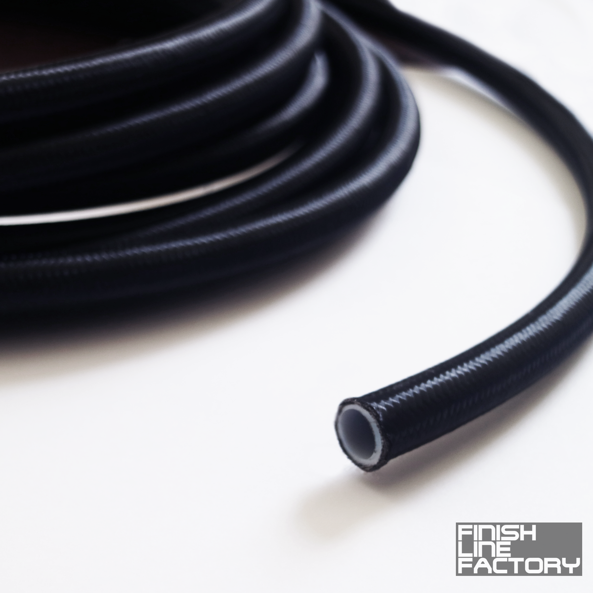 FLF PTFE Hose w/ Braided Nylon (05 Foot Roll)