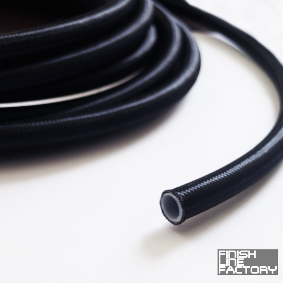 FLF PTFE Hose w/ Braided Nylon (50 Foot Roll)