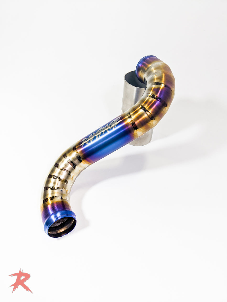 Rampage Titanium Upper Radiator Line - R35 GT-R
