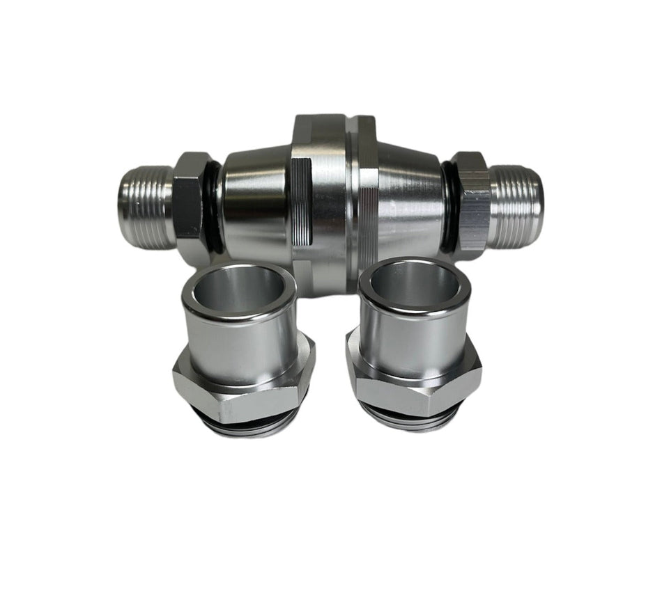 Precision Works Universal Inline Thermostat Housing AN16 & 1.25” Fittings