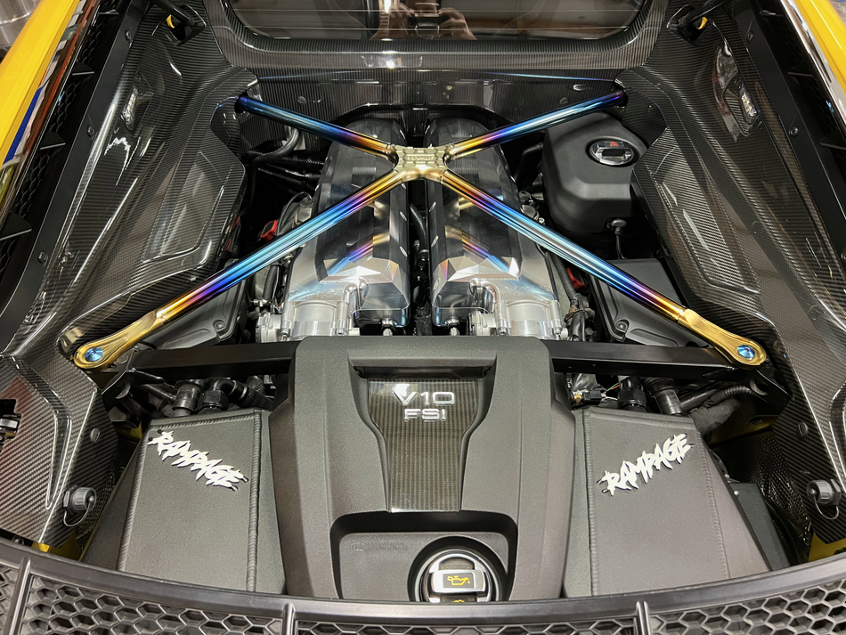 Rampage Billet Titanium X-Brace - R8/Huracan
