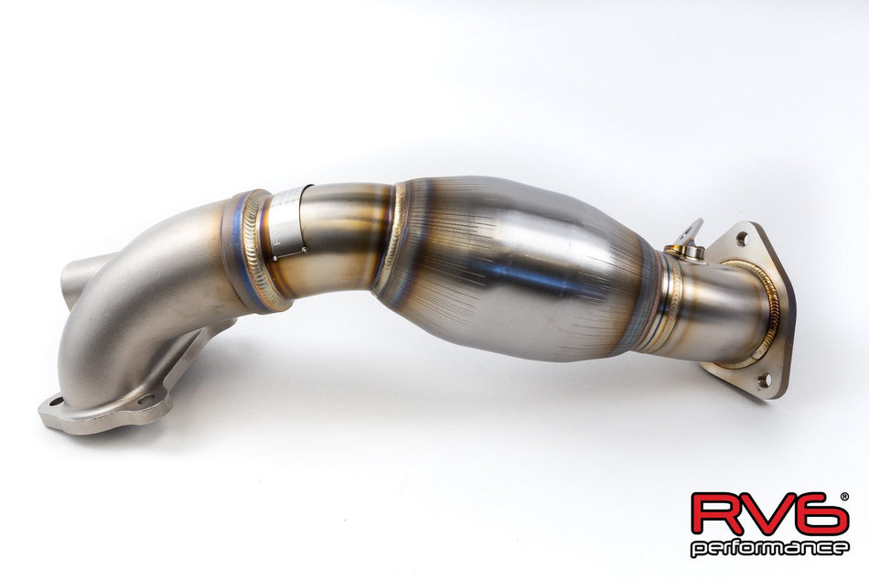RV6 Catted Downpipe for 22-24 Civic 2.0L