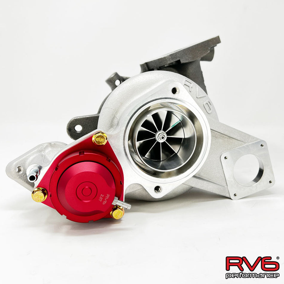 RV6 R660AS Antisurge / T51R RED Ball Bearing Turbo for (FL5/DE5)  2.0T with CF Inlet pipe