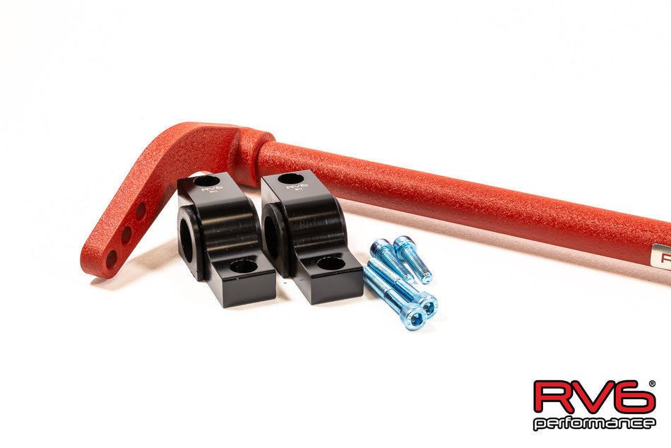 RV6 16+ CivicX Adjustable Chromoly Rear Sway Bar (25.4mm)