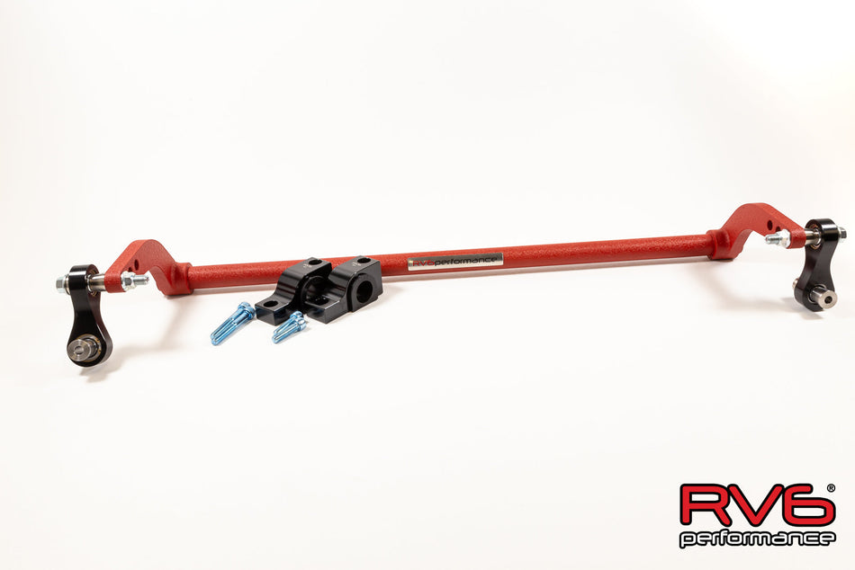RV6 18-22 Accord Adjustable Chromoly Rear Sway Bar With Billet Endlinks