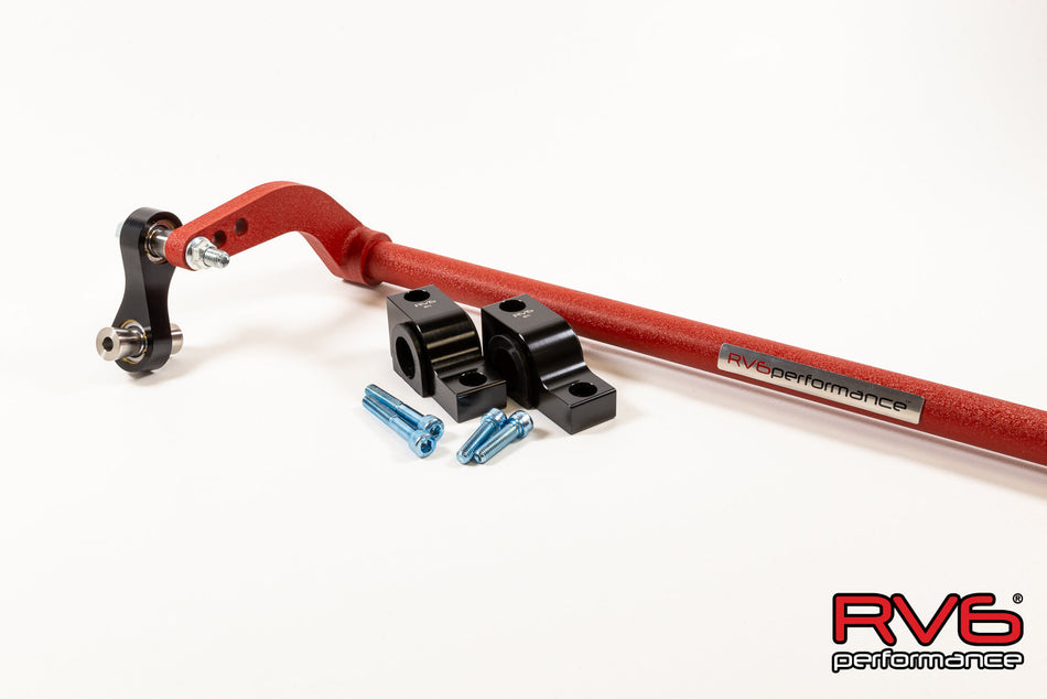 RV6 16+ CivicX Adjustable Chromoly Rear Sway Bar With Billet Endlinks