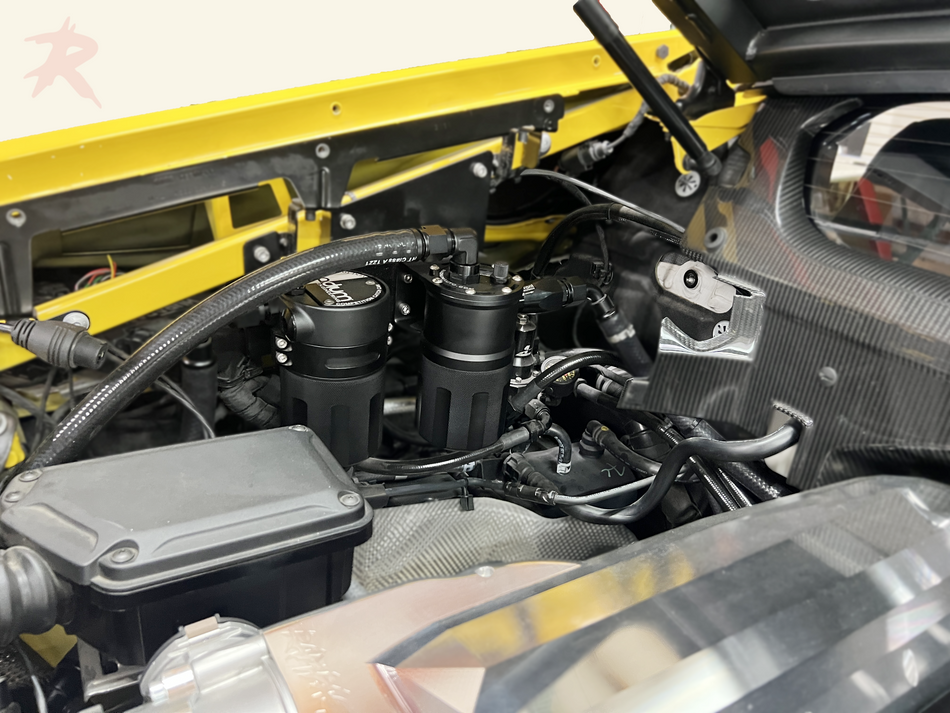 Rampage Dual Breather/AOS System- Lamborghini Huracan