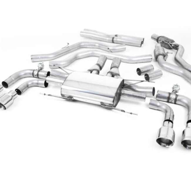 Milltek Valved &amp; Resonated Catback Exhaust System for Alfa Romeo Giulia Quadrifoglio