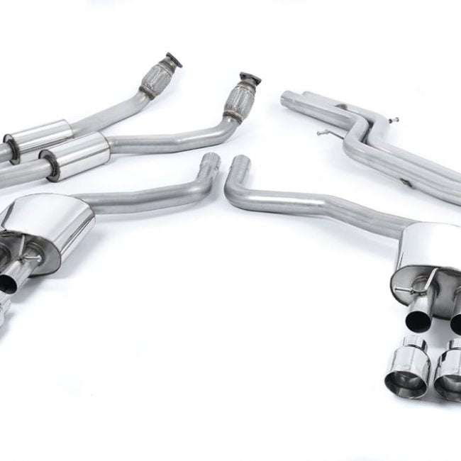 Milltek Non-Resonated Catback Exhaust System for C7 Audi S6 / S7