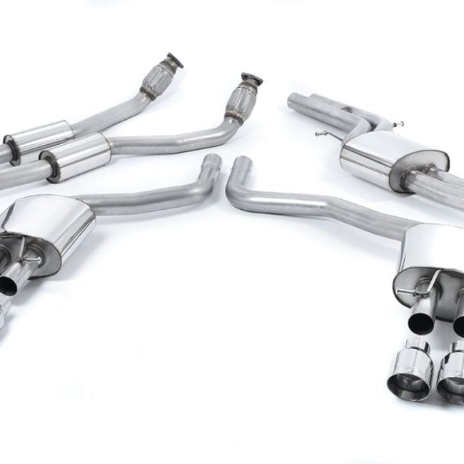 Milltek Resonated Catback Exhaust System w/ EC Approval for C7 Audi S6 &amp; S7