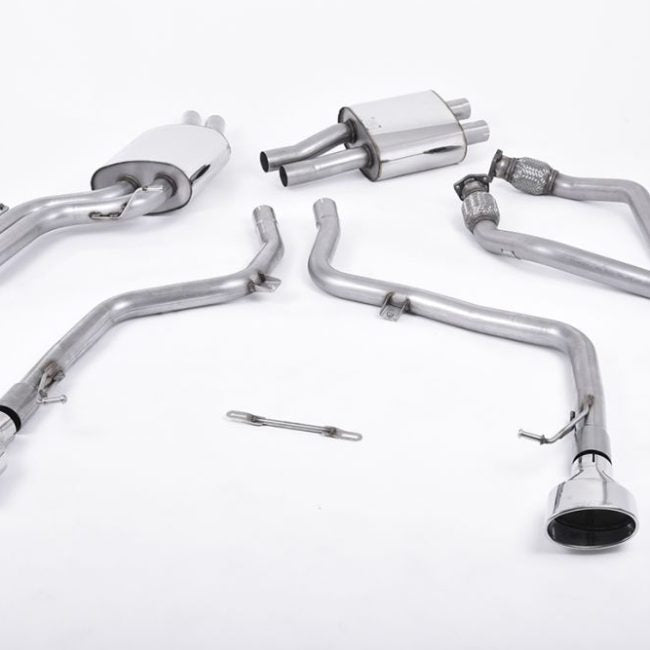 Milltek Non-Resonated Catback Exhaust System for B8 Audi S5 Cabriolet