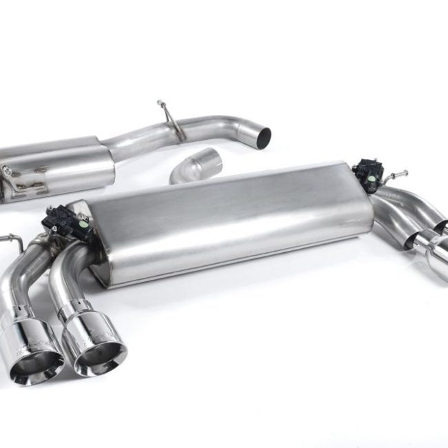 Milltek Valved &amp; Resonated Catback Exhaust System w/ EC Approval for 8V Audi S3 Quattro (3-door)