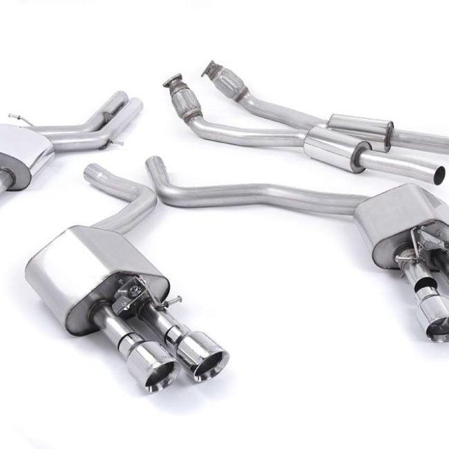 Milltek Valved &amp; Resonated Catback Exhaust System for C7 Audi S6 / S7