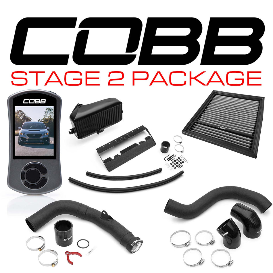 Cobb 22-23 Subaru WRX Stage 2 Power Package - Black