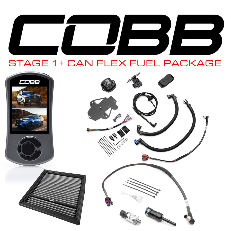 Cobb 23-25 Subaru Ascent / OBXT & Wilderness / Legacy XT & Sport Stage 1+ CAN Flex Fuel Power Pkg