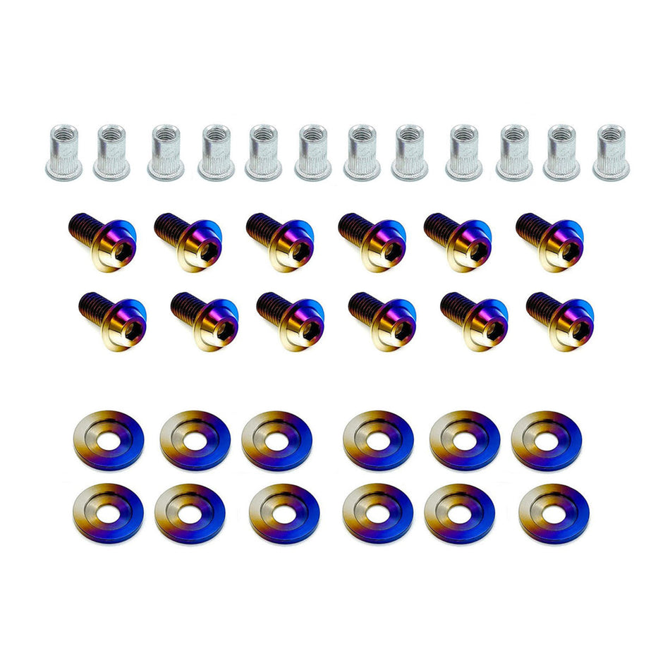 JDC Titanium Fender Plastic Clip Replacement Kit | A90 Toyota Supra
