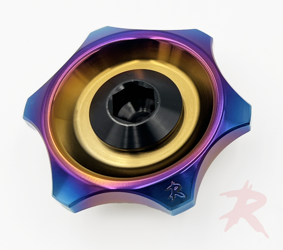 Rampage Titanium Vented Oil Cap - Low Profile