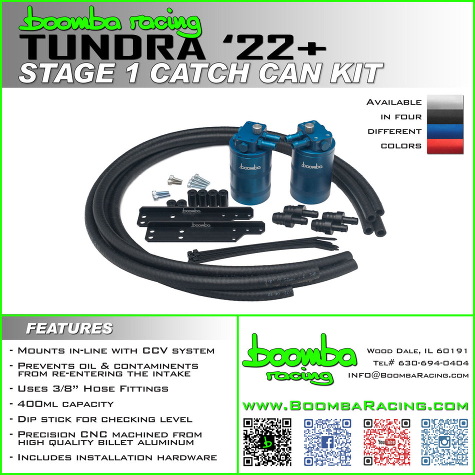 TUNDRA STAGE 1 CATCH CAN KIT | 2022+