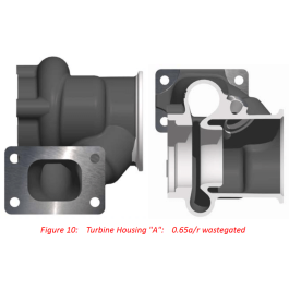 BorgWarner EFR A-Type T25 0.64 A/R IWG Turbine Housing