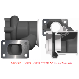 BorgWarner EFR F-Type T25 0.85 A/R IWG Turbine Housing