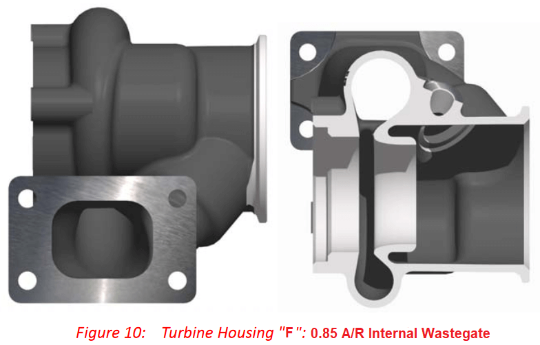 BorgWarner EFR F-Type T25 0.85 A/R IWG Turbine Housing