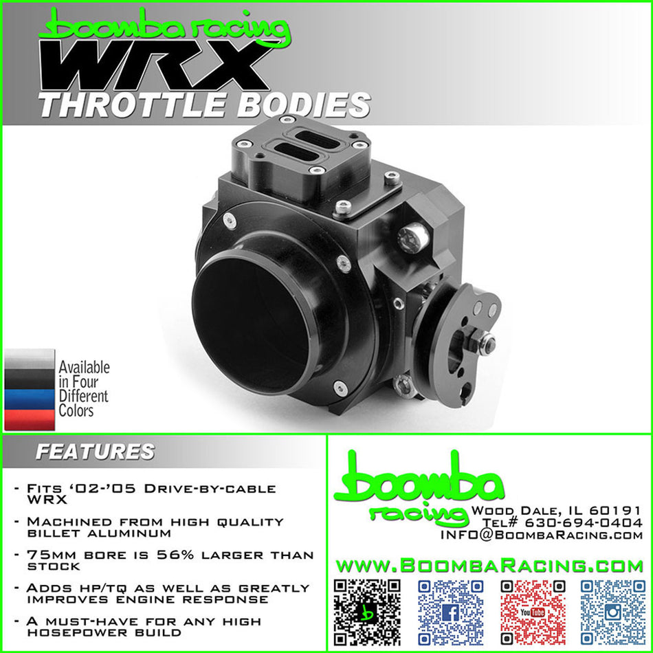 WRX  75MM Throttle Body
