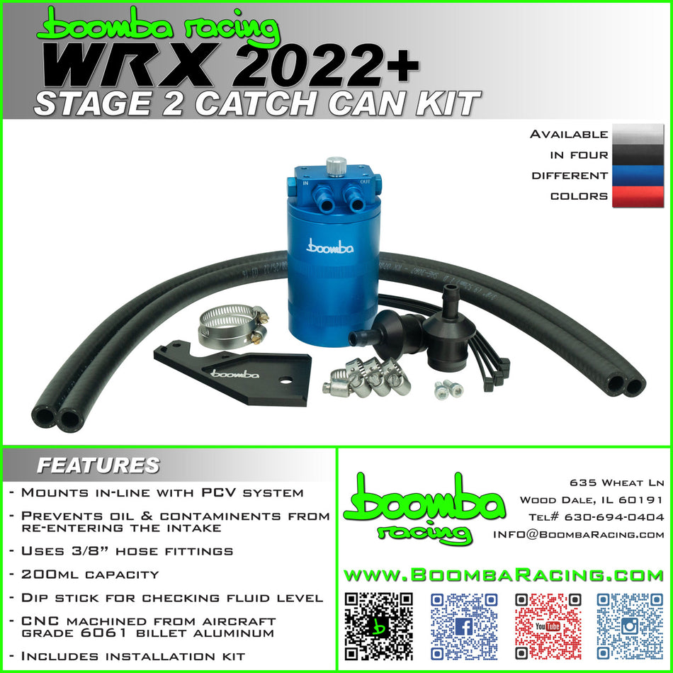 22+ WRX Stage 2 Catch Can Kit