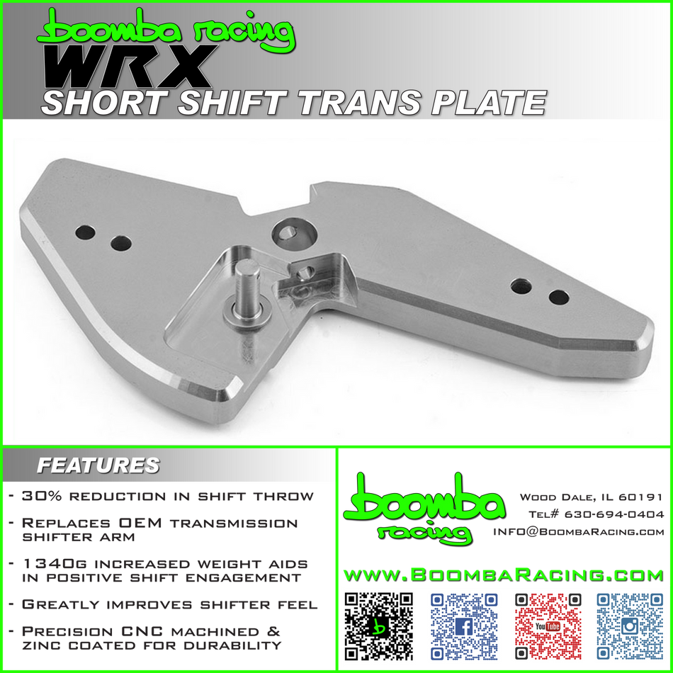 WRX15+ SHORT SHIFT TRANSMISSION ADAPTER PLATE