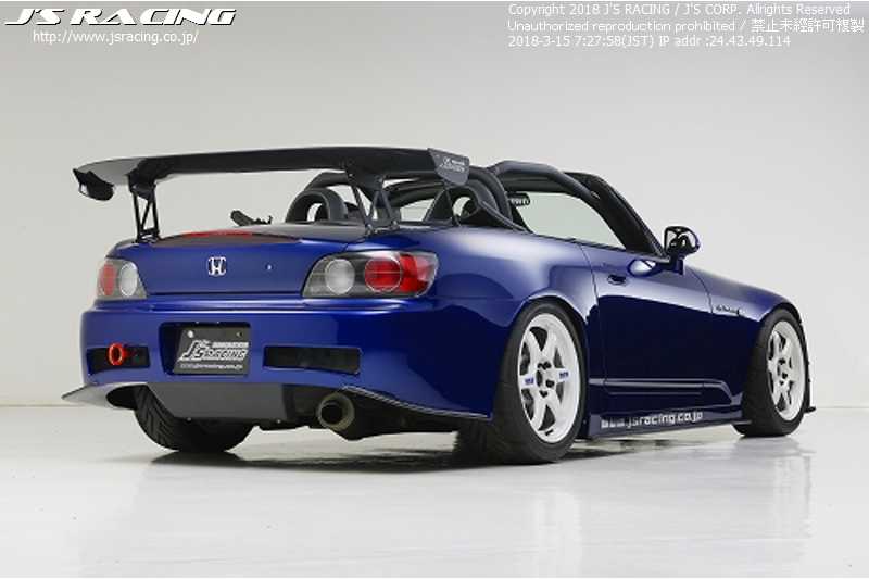 J's Racing R304 SUS Single Exhaust 60RS - Honda S2000 00-05