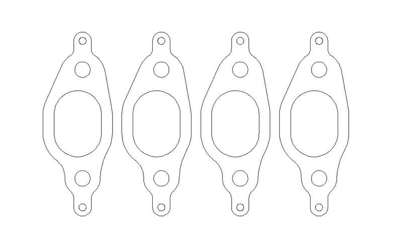 Cometic VW 1.8L 8V 77-99 Exhaust Set .030 inch MLS Head Gasket 1.060 inch X 1.480 inch Port