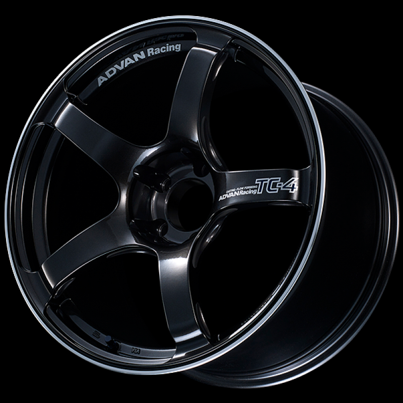 Advan TC4 17x6.5 / +40 Offset / 4-100 / 63mm Bore / Black Gunmetallic & Ring