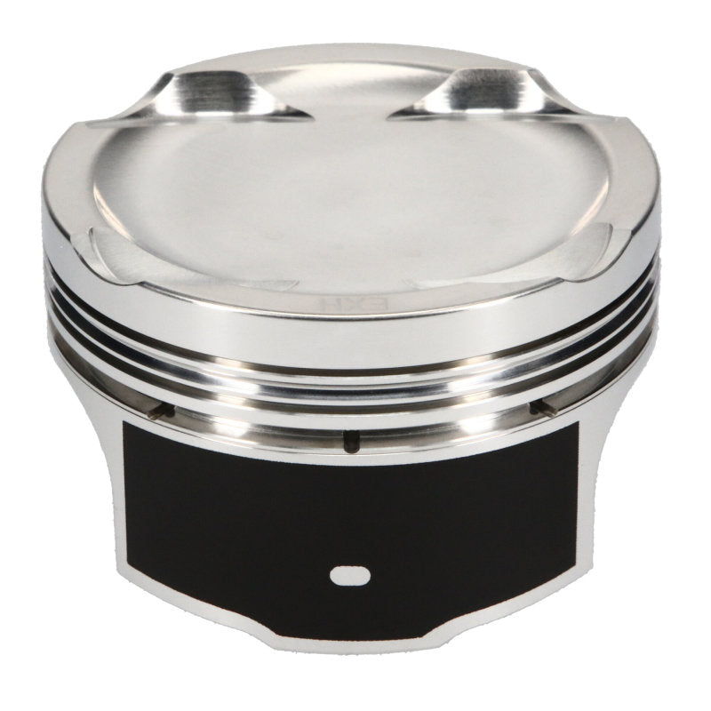 JE Pistons - Set of 4 Mitsubishi 4B11T 88.0mm Bore -8.2 Dish Asymmetrical FSR Pistons - Set of 4