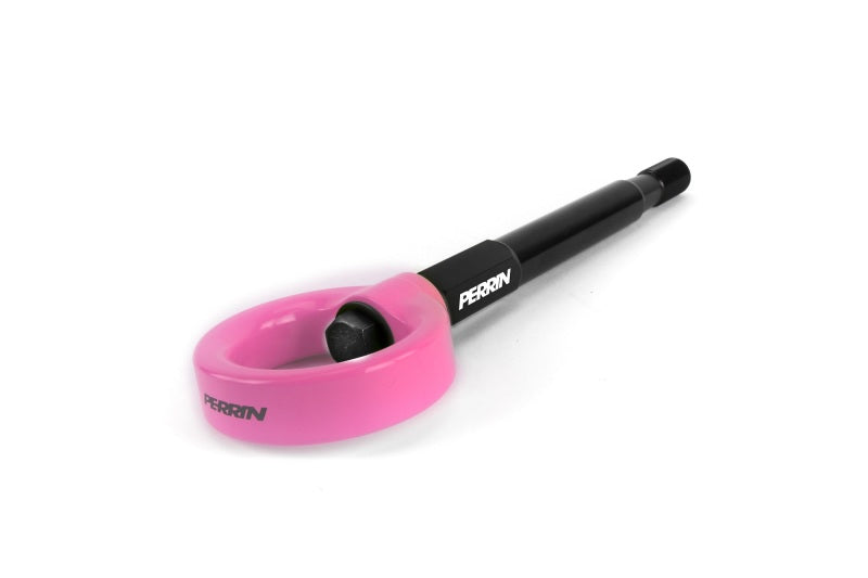PERRIN 13-25 Subaru BRZ / 13-20 Scion FRS & Toyota 86 / 22-25 GR86 Tow Hook Kit (Rear) - Hyper Pink