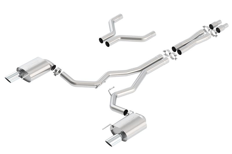 Borla S-Type Cat-Back 15-17 Ford Mustang GT 5.0L V8 MT/AT 3in pipe 4in tip