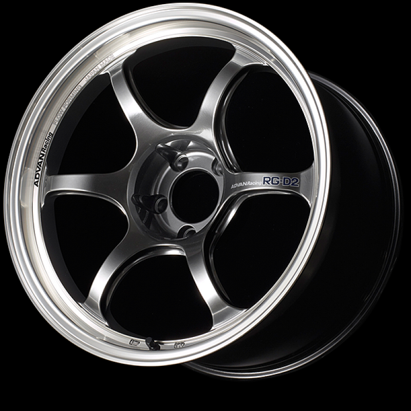Advan RG-D2 17x7.5 / +30 Offset / 4-98 / 58mm Bore / Machining & Racing Hyper Black