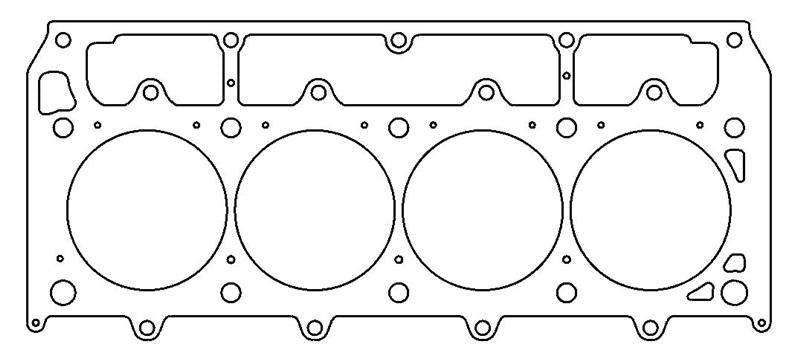 Cometic GM LSX Gen-4 Small Block V8 .036in MLS Cylinder Head Gasket - 4.185in Bore - LHS