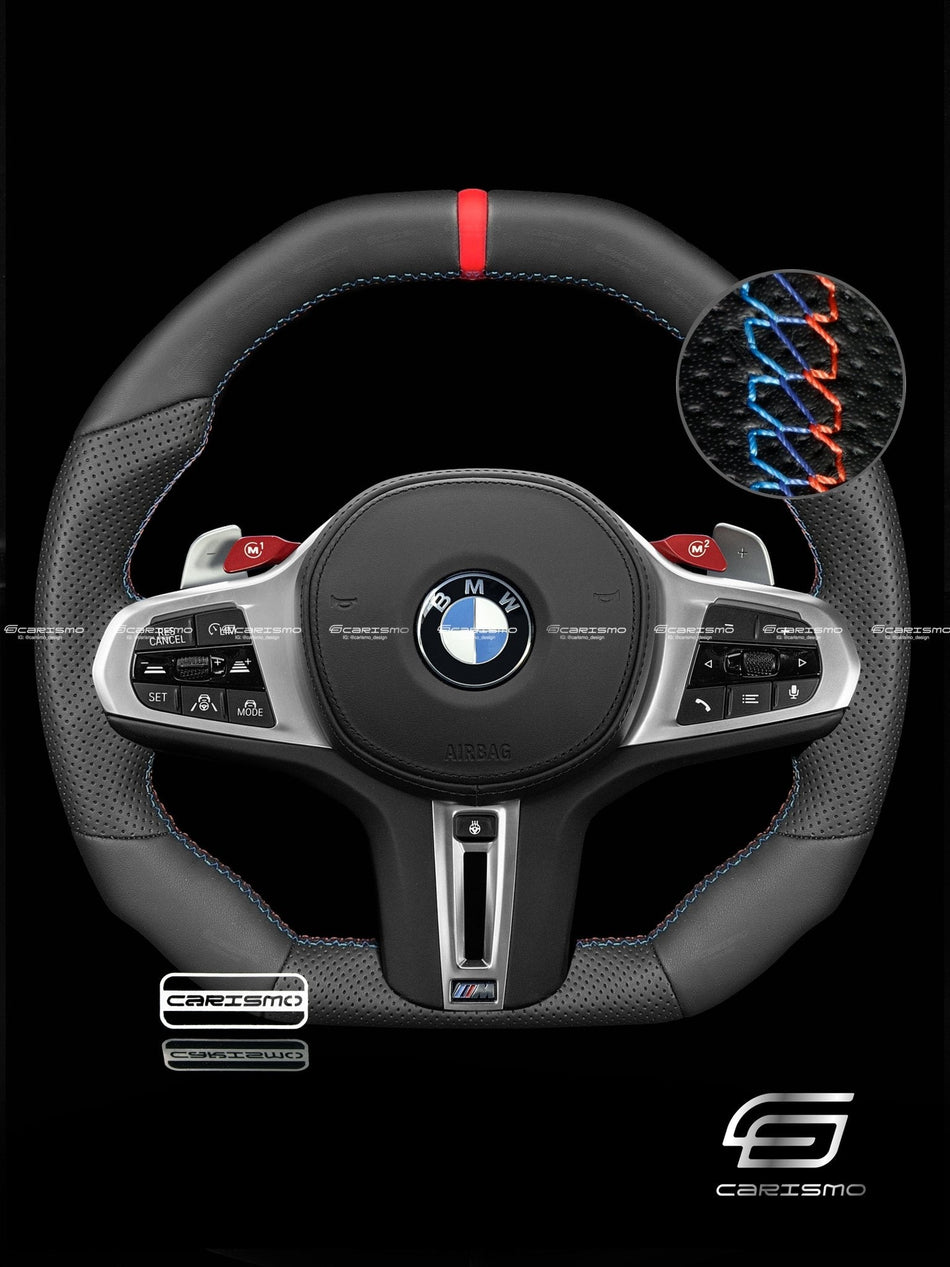 Carismo Steering Wheel For BMW G-Series (M Performance Wheels) - Signature - Full Leather (Heated)