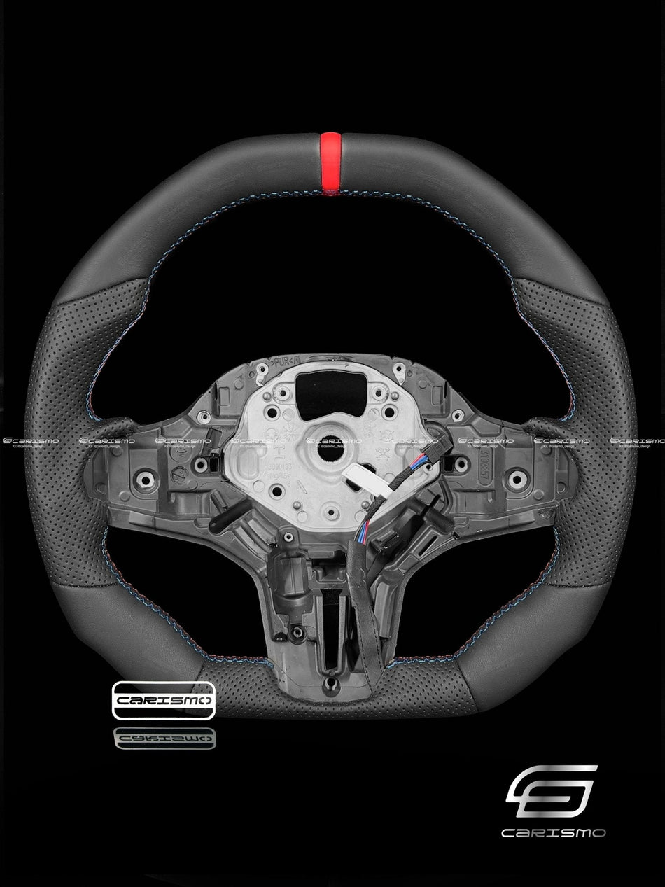 Carismo Steering Wheel For BMW G-Series (M Performance Wheels) - Signature - Full Leather (Heated)