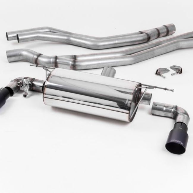 Milltek Valved &amp; Non-Resonated Race Catback Exhaust System for F20 / F21 BMW M140i