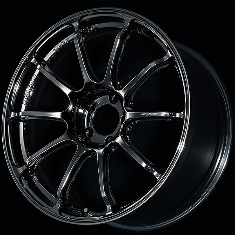 Advan RSIII 19x8.5 / +45 Offset / 5-114.3 / 73mm Bore / Black Chrome