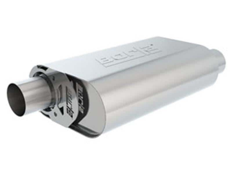 Borla CrateMuffler 2.25in Offset-In/Offset-Out in S-Typein Stock Sbf 289/302/351