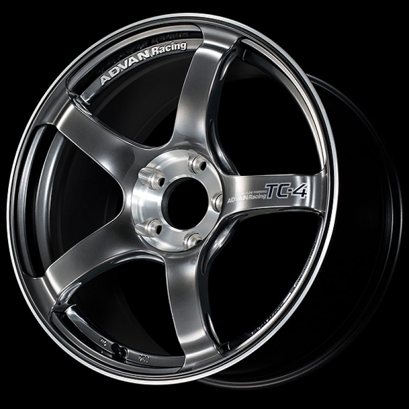 Advan TC-4 SE 18x8.0 / +45 Offset / 5x120 / 72.5mm Bore / Racing Hyper Black and Diamond Cut