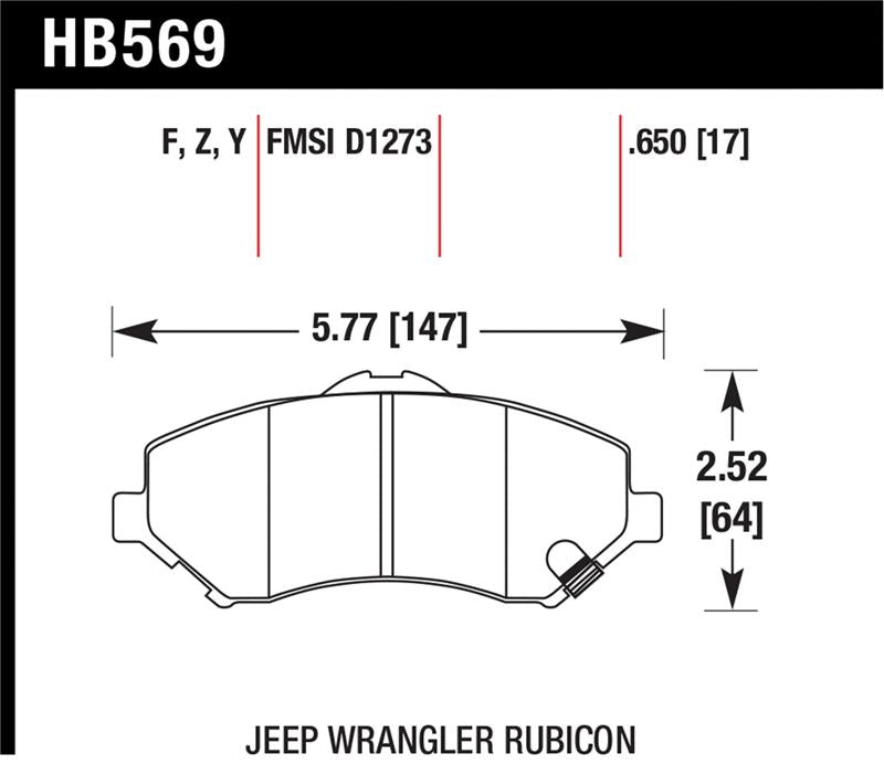 Hawk HPS Street Brake Pads